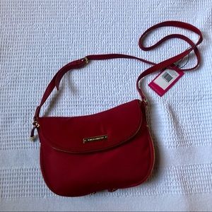 VINCE CAMUTO red rizo crossbody purse